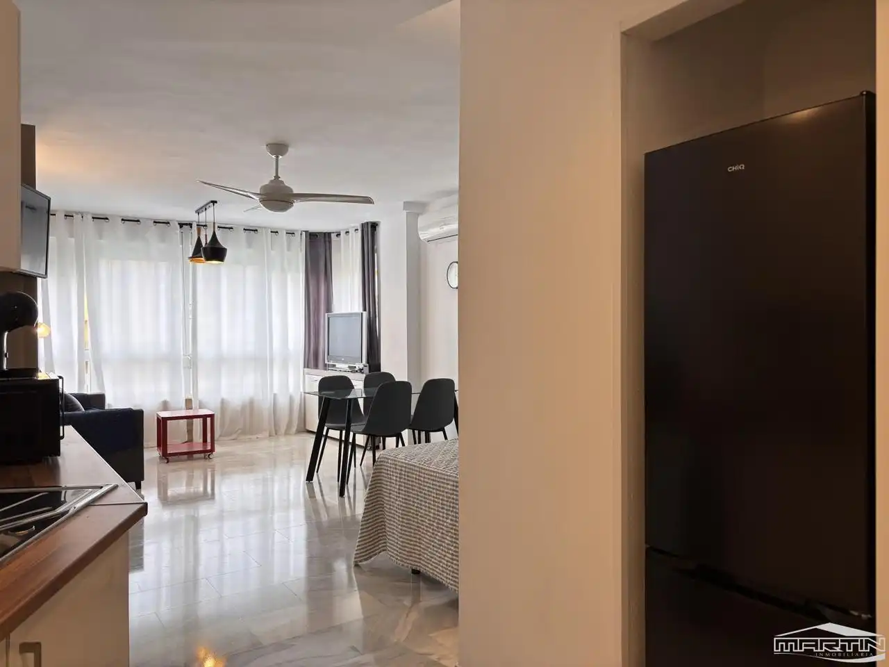 Habitación de Estudio de alquiler en Torrox con Aire acondicionado, Trastero y Piscina