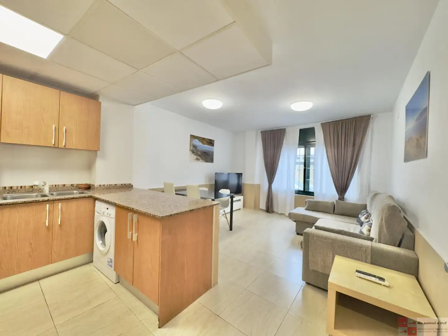 Sala de estar de Apartamento en venta en La Ràpita con Aire acondicionado, Calefacción y Terraza