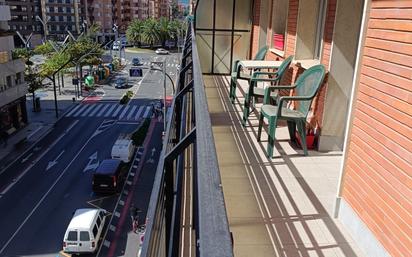 Balcony of Flat for sale in  Logroño  with Heating, Terrace and Storage room