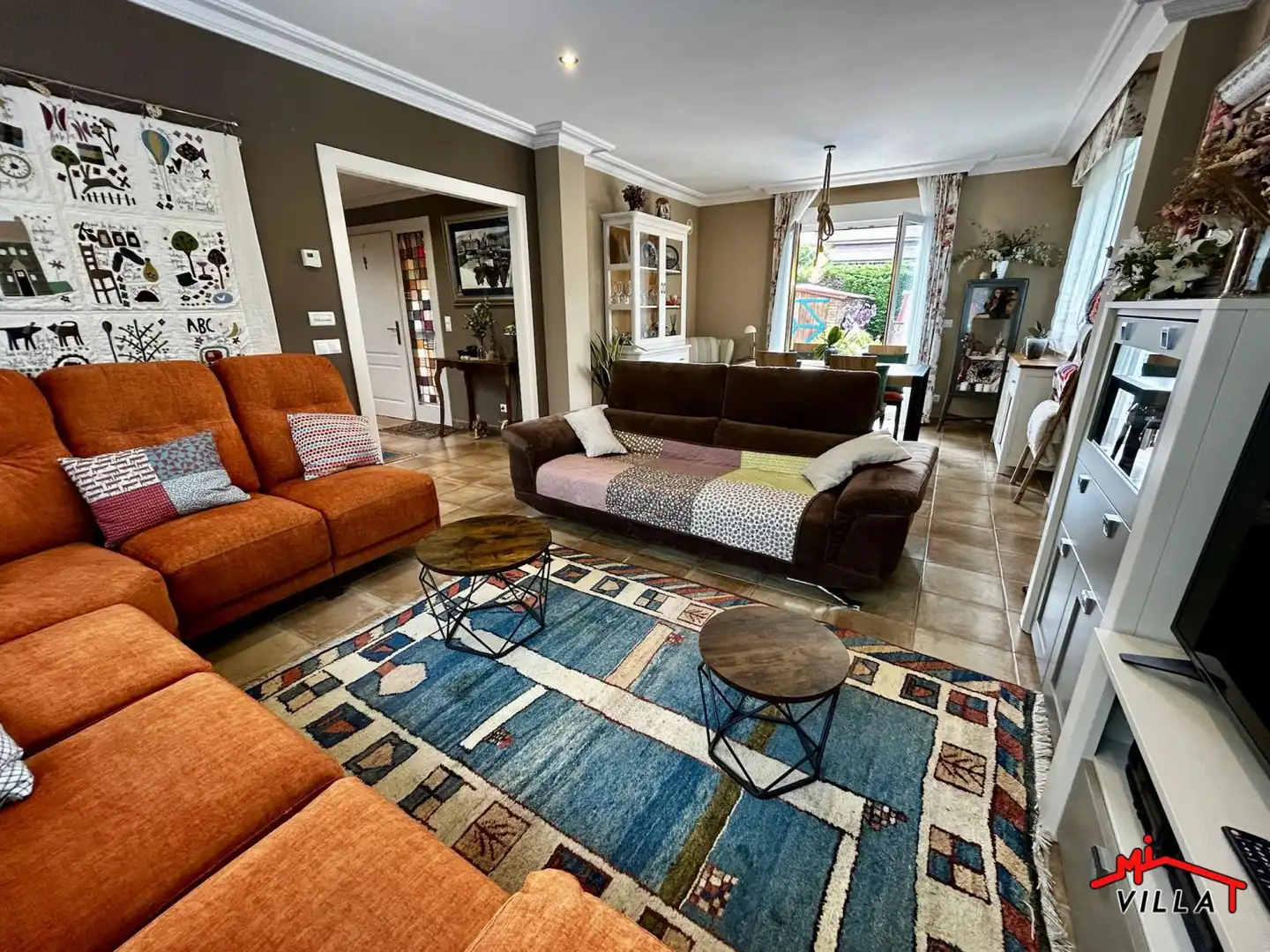 Sala de estar de Casa o chalet en venta en Bárcena de Cicero con Calefacción, Terraza y Amueblado