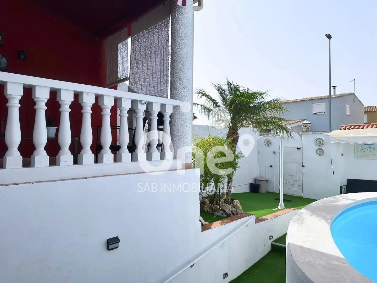 Jardí de Casa adosada en venda en La Pobla de Vallbona amb Aire condicionat, Jardí privat i Terrassa