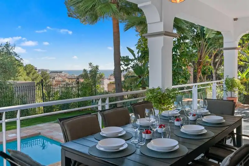 Terrace of Houses for rent in Marbella  with Air Conditioner, Heating and Private garden
