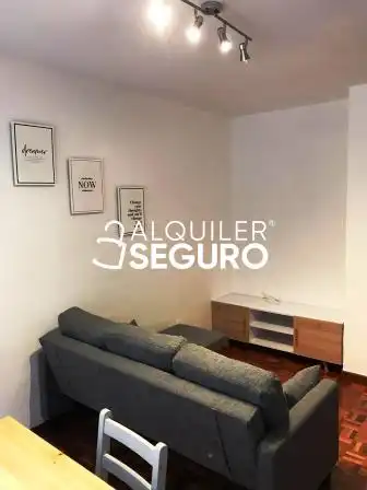 Sala de estar de Piso de alquiler en Vitoria - Gasteiz con Calefacción, Terraza y Trastero