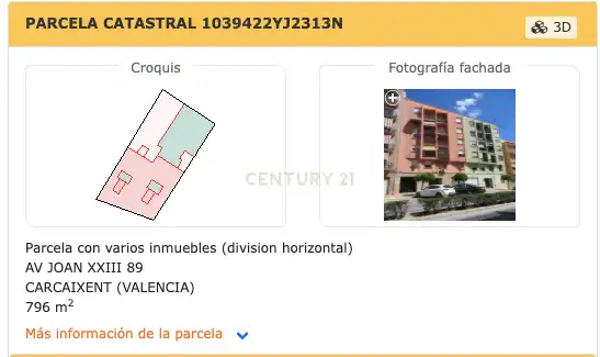 Vista exterior de Apartamento en venta en Carcaixent