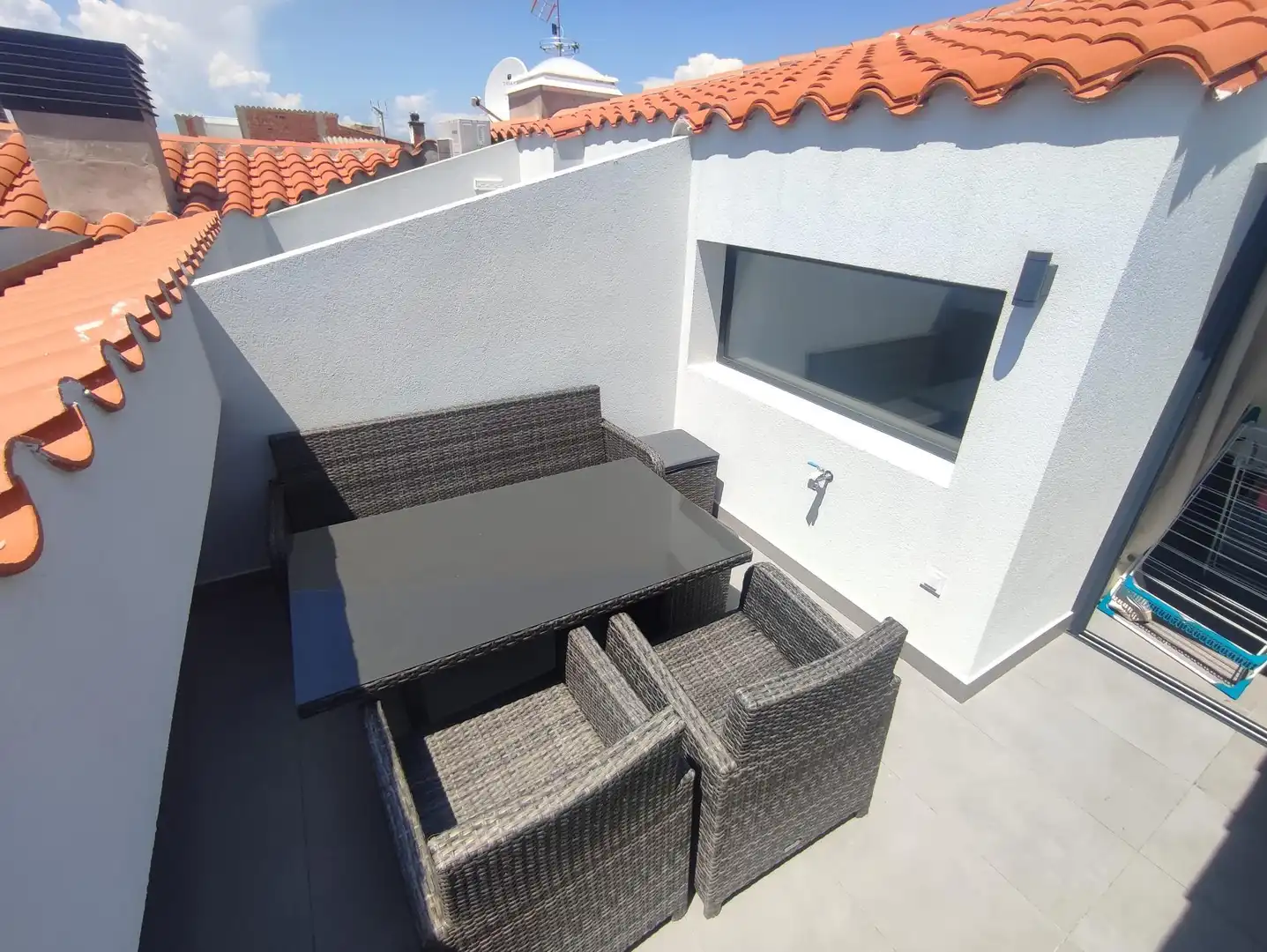 Terraza de Dúplex de alquiler en Palamós con Aire acondicionado, Terraza y Amueblado