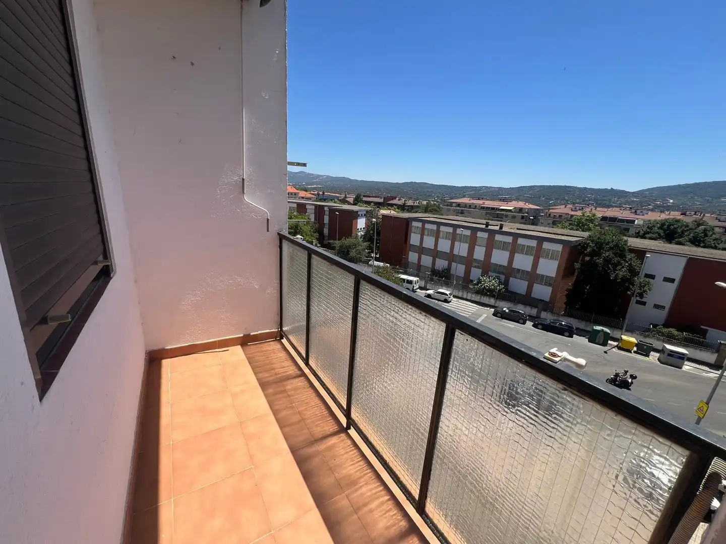 Balcony of Flat for rent in Plasencia  with Air Conditioner, Terrace and Furnished
