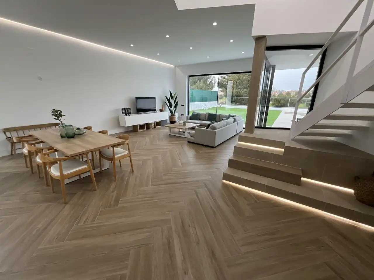 Sala de estar de Casa o chalet en venta en Illescas con Calefacción, Jardín privado y Terraza