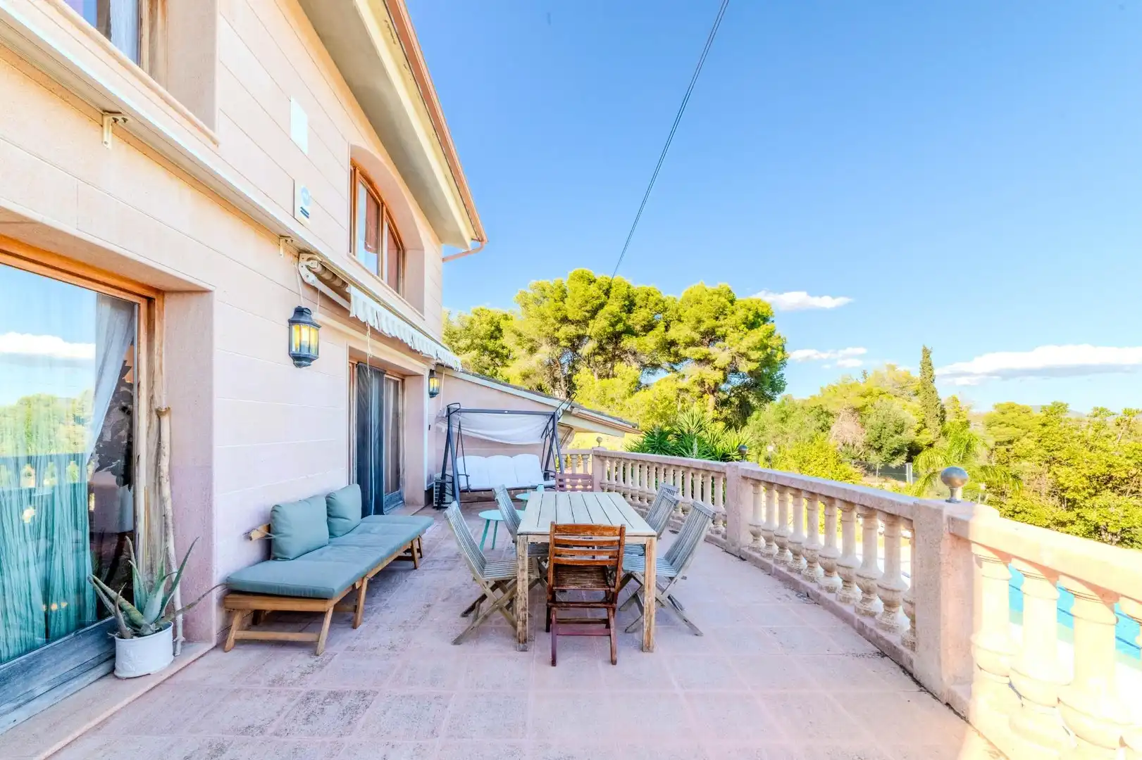 Terraza de Casa o chalet en venta en Cubelles con Aire acondicionado, Calefacción y Jardín privado