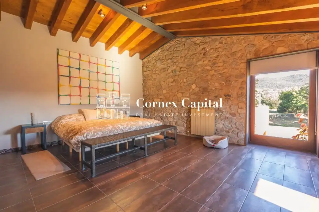 Vista exterior de Finca rústica en venta en Maçanet de Cabrenys con Calefacción, Jardín privado y Terraza