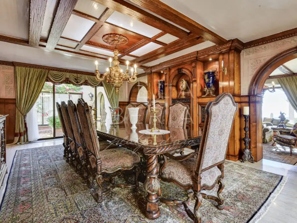 Comedor de Casa o chalet en venta en Castell d'Aro, Platja d'Aro i s'Agaró con Aire acondicionado, Calefacción y Jardín privado