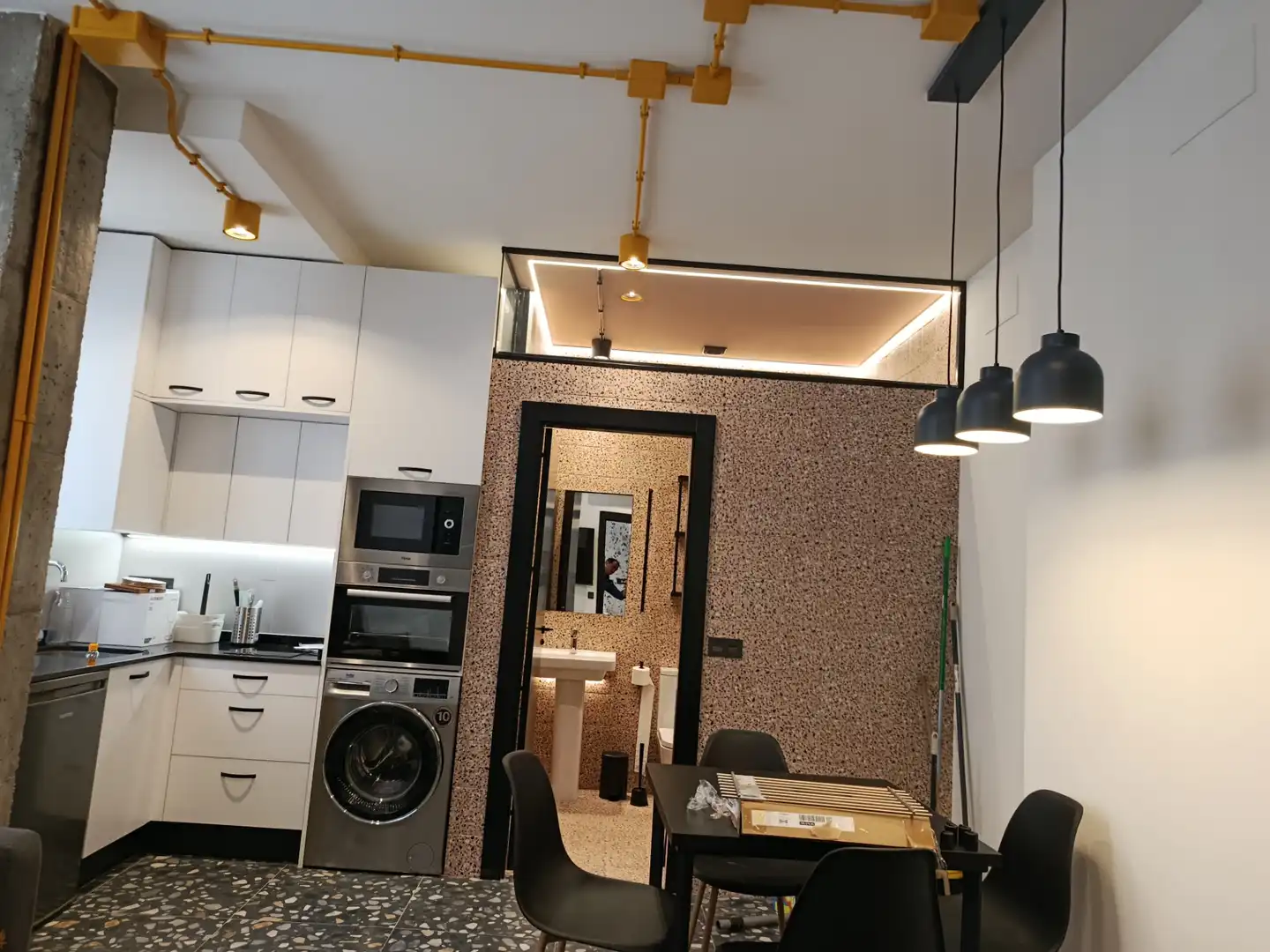 Cocina de Apartamento en venta en Salamanca con Aire acondicionado, Calefacción y Amueblado