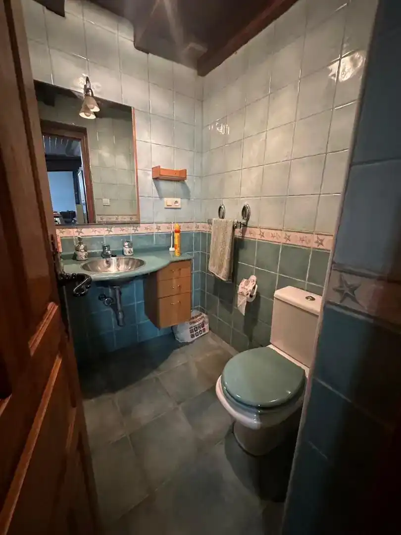 Bany de Casa adosada en venda en Vitoria - Gasteiz amb Jardí privat, Parquet i Traster
