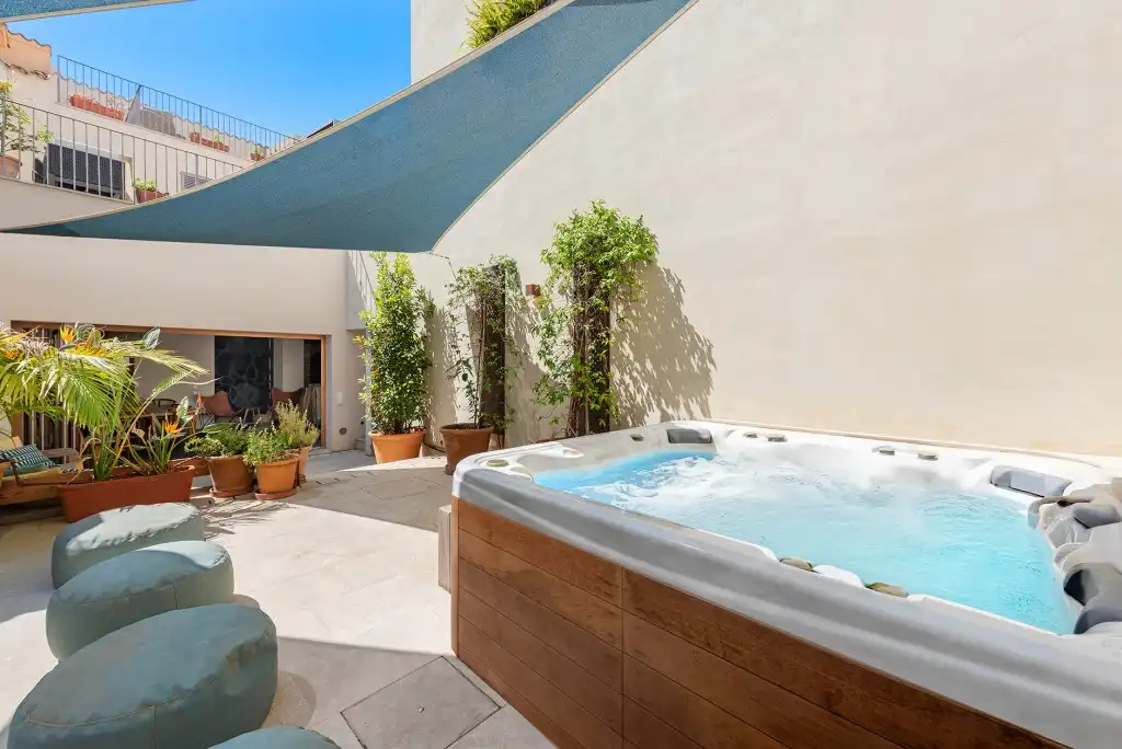 Terrace of Country homes for sale in Pollença  with Air Conditioner, Heating and Private garden