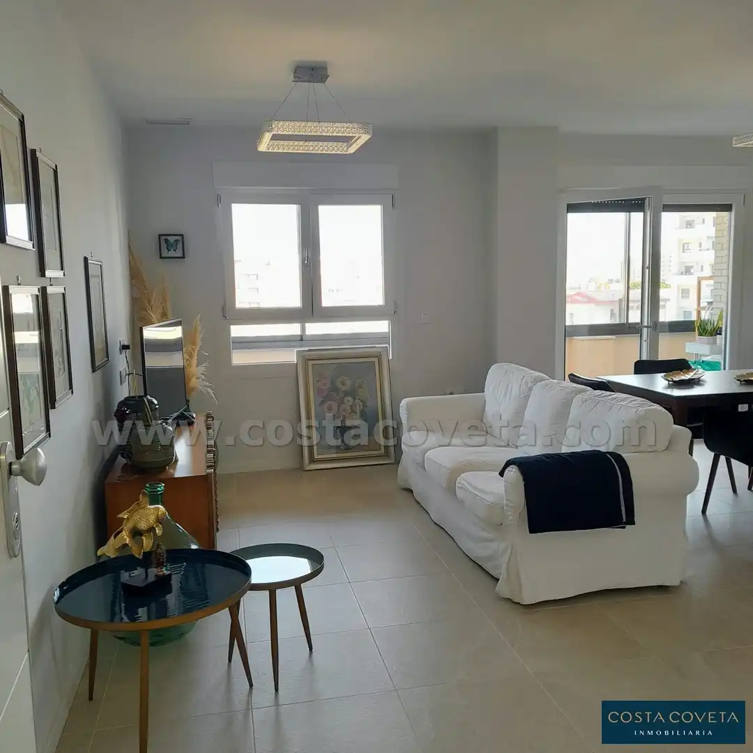 Living room of Apartments for sale in El Campello  with Air Conditioner, Swimming Pool and Furnished