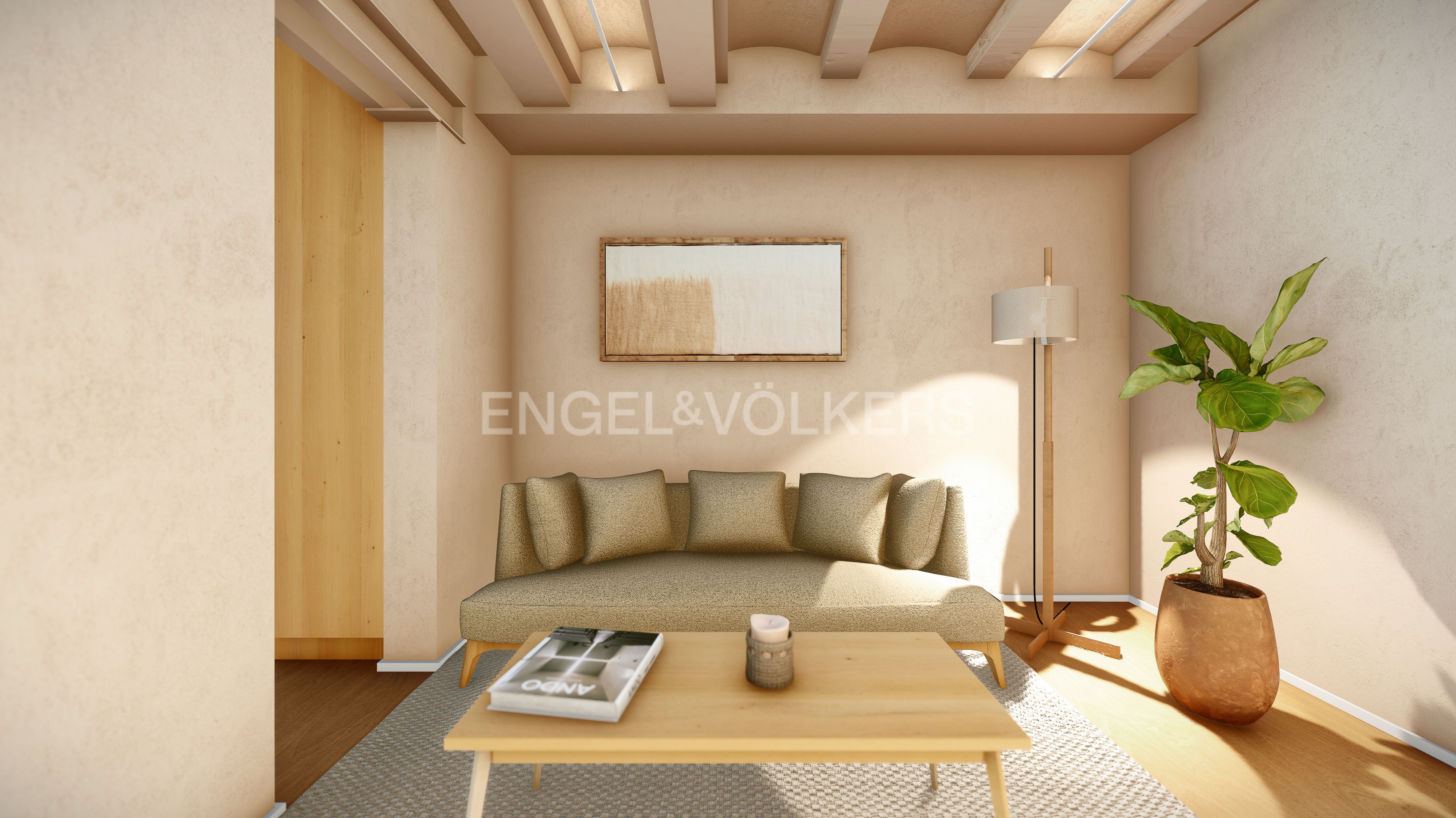 Sala d'estar de Apartament en venda en  Barcelona Capital amb Aire condicionat, Calefacció i Parquet