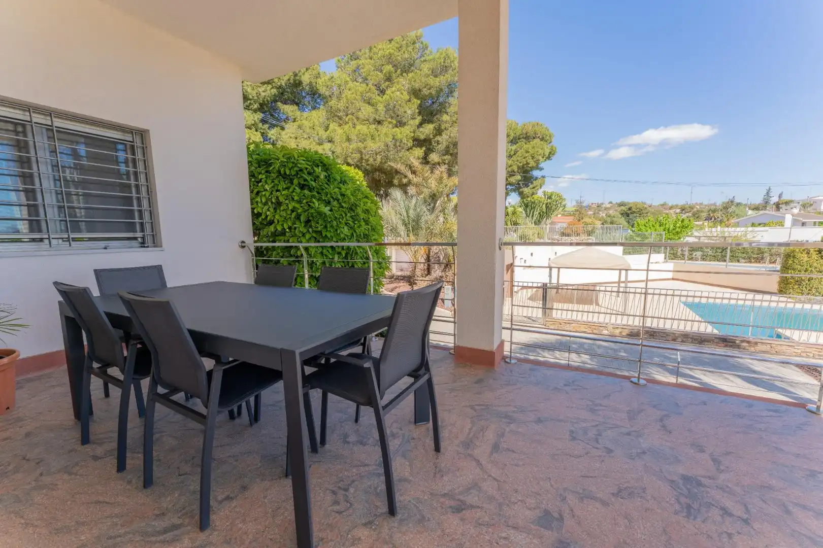 Terraza de Casa o chalet en venta en Elche / Elx con Aire acondicionado, Calefacción y Jardín privado