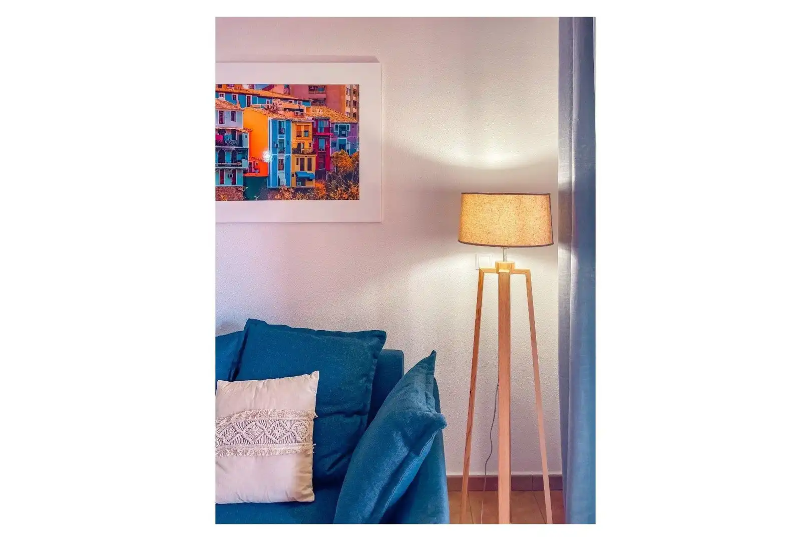Living room of Apartments for rent in L'Alfàs del Pi  with Terrace, Furnished and Balcony
