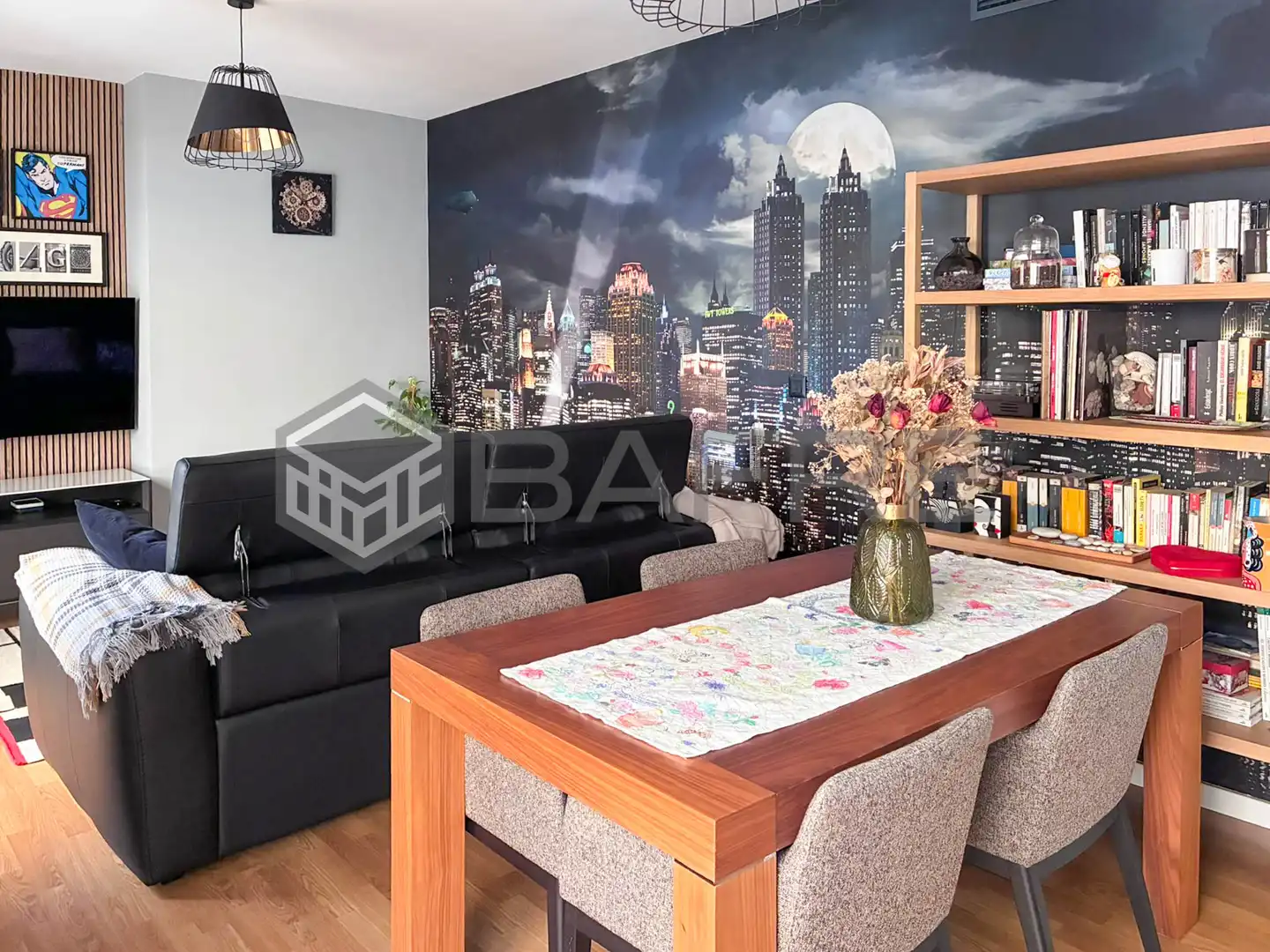 Sala d'estar de Àtic en venda en Málaga amb Aire condicionat, Parquet i Terrassa