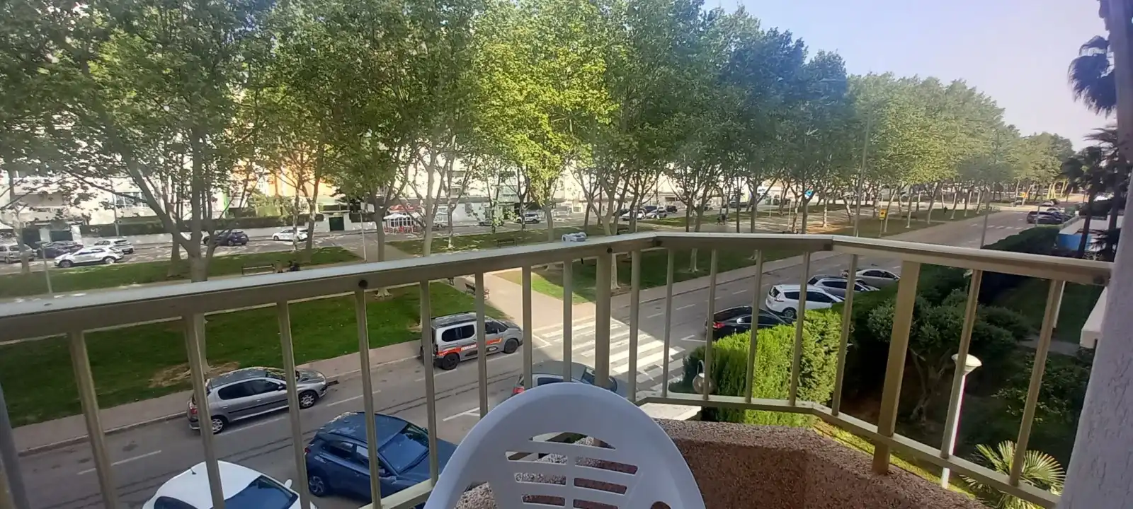 Terraza de Apartamento de alquiler en Gandia con Aire acondicionado, Calefacción y Amueblado