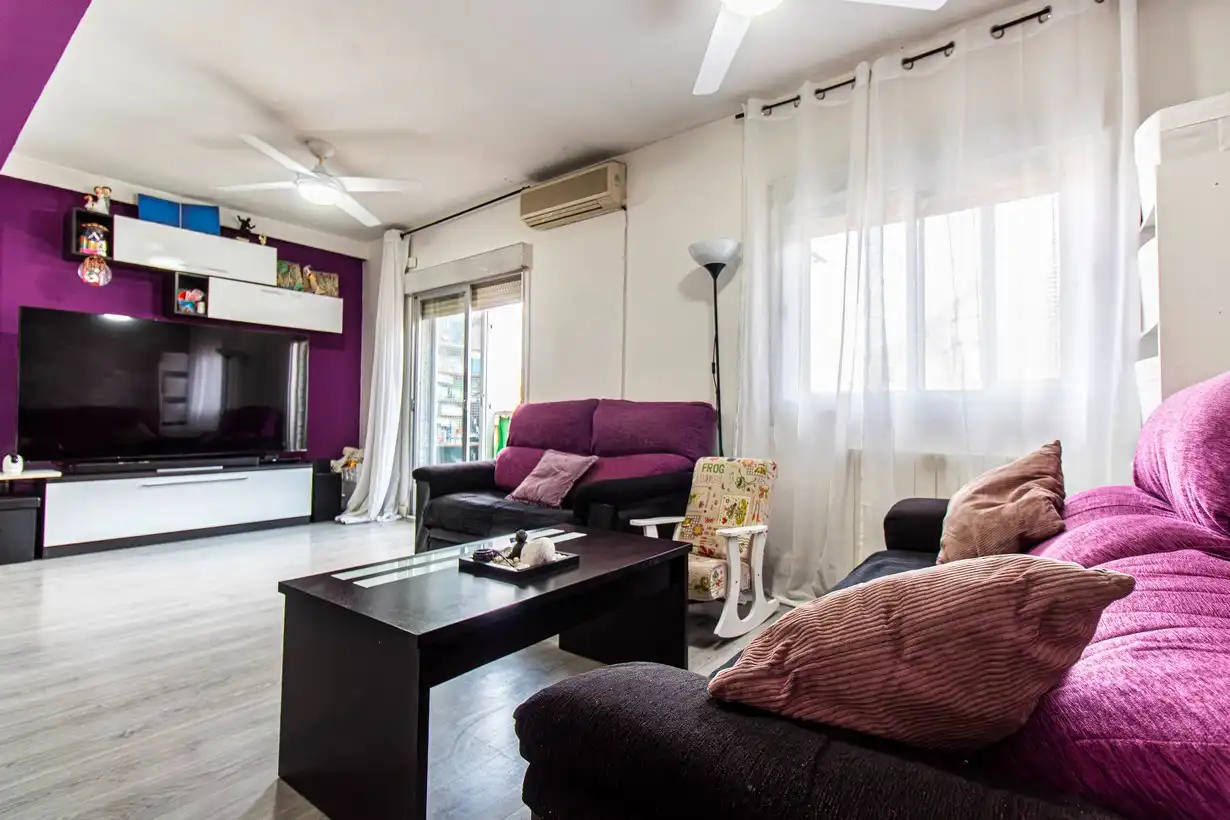 Sala de estar de Piso en venta en Ciudad Lineal