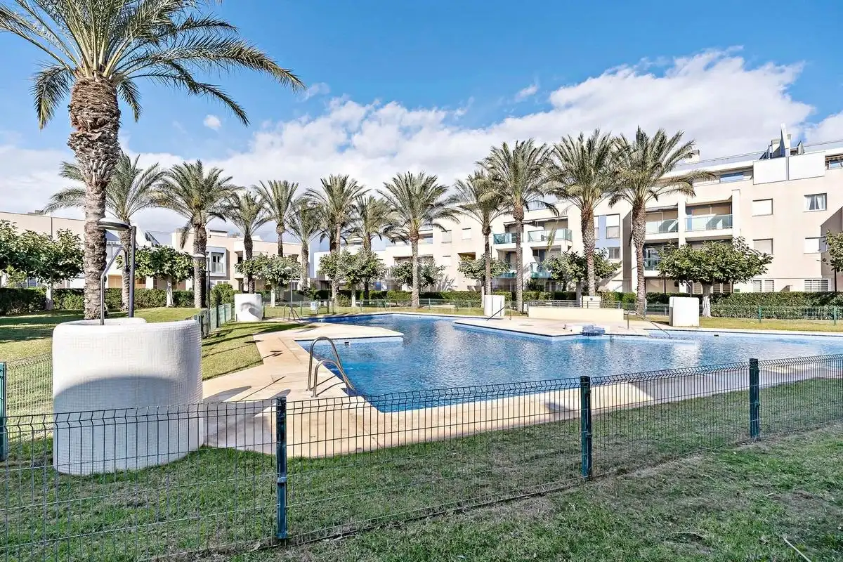 Swimming pool of Flat for sale in Roquetas de Mar  with Air Conditioner, Terrace and Furnished