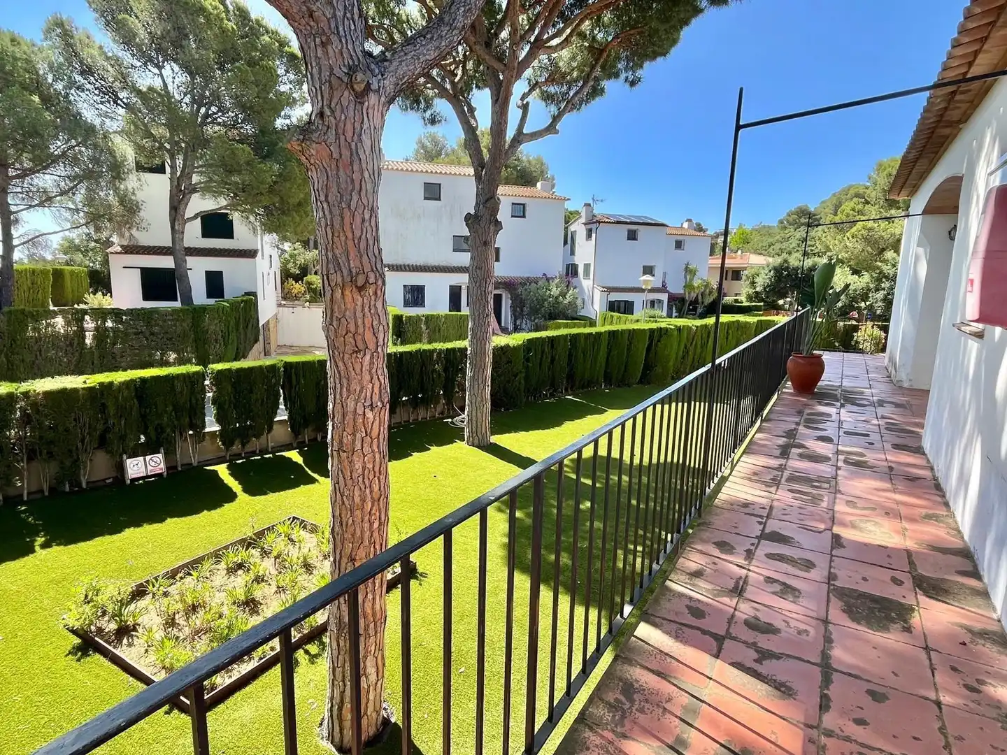 Garden of Apartments for sale in Palafrugell  with Air Conditioner, Terrace and Furnished