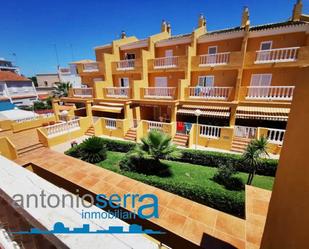 Exterior view of Single-family semi-detached for sale in Sueca  with Terrace, Swimming Pool and Balcony