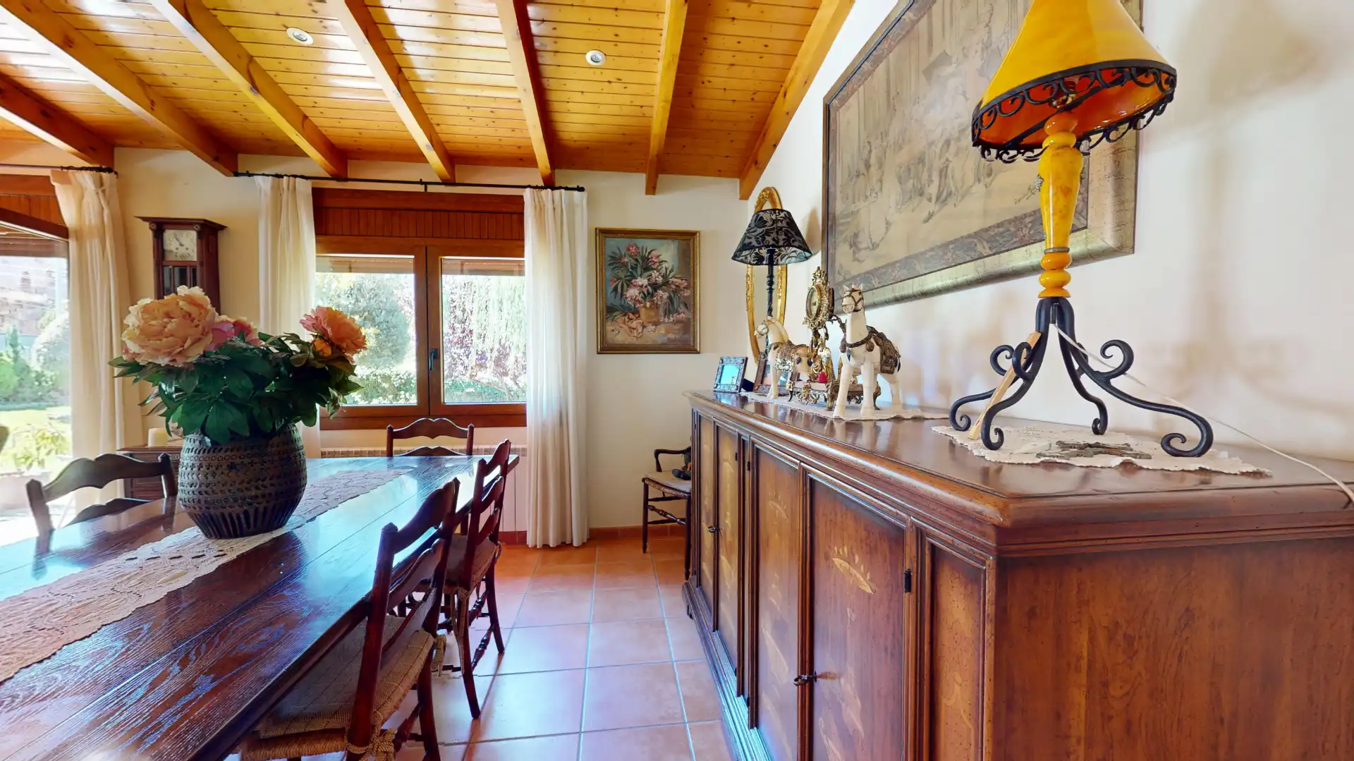 Dining room of Houses for sale in Prades  with Heating, Private garden and Terrace