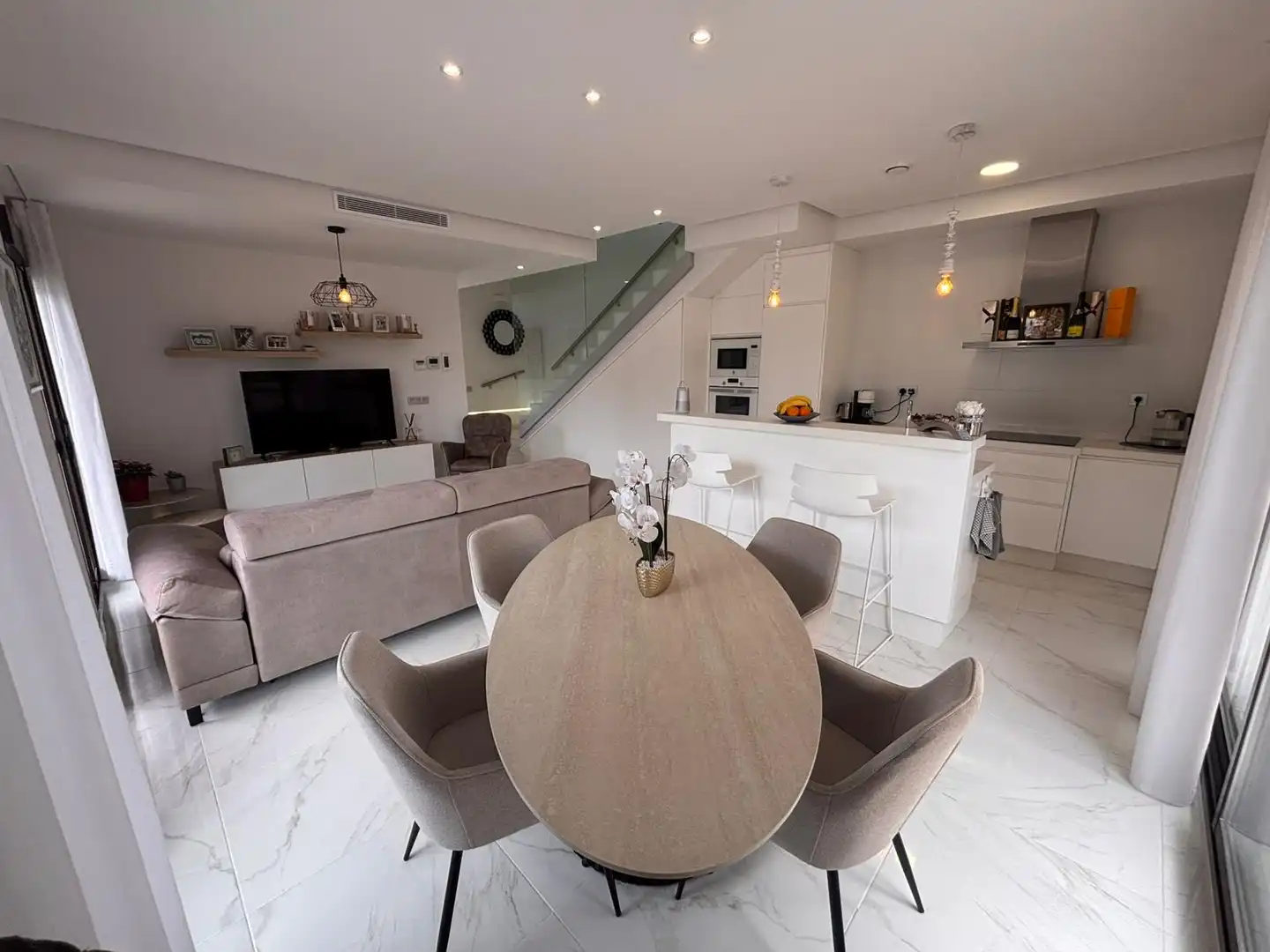 Dining room of Houses for sale in Torre-Pacheco  with Air Conditioner, Heating and Private garden