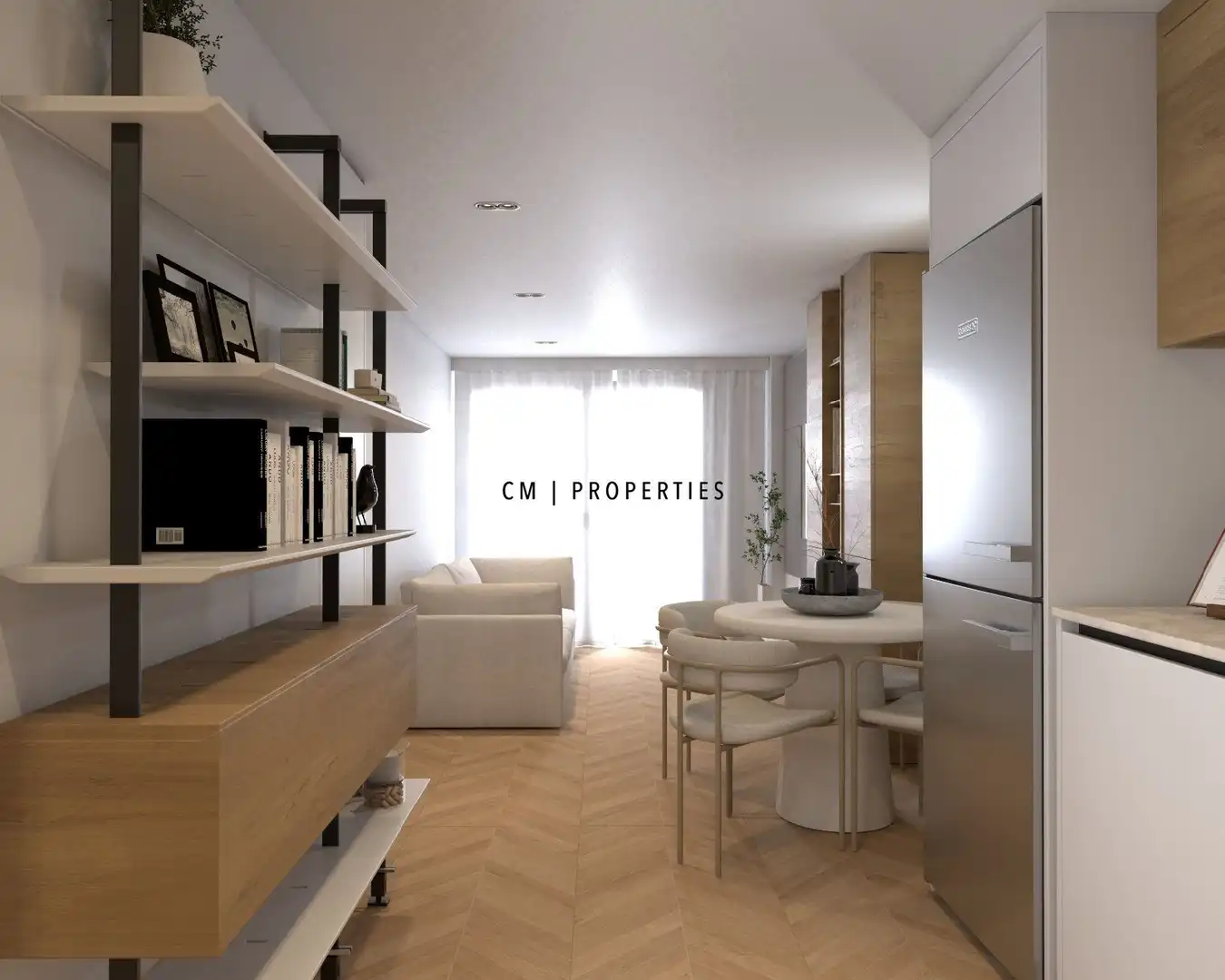 Wohnzimmer von Wohnung zum Verkauf in Valencia mit Klimaanlage, Heizung und Ofen