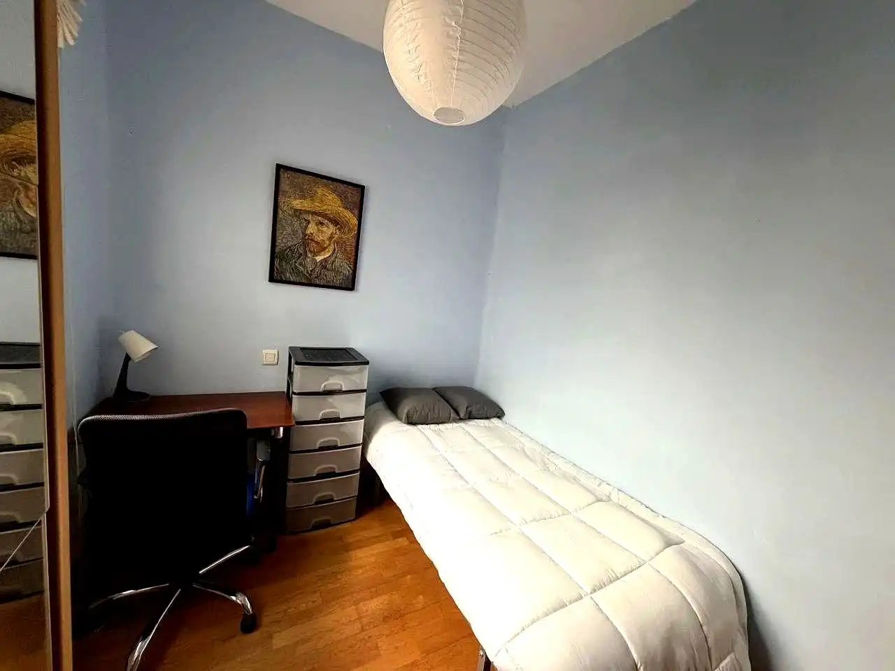 Habitación de Piso de alquiler en Madrid con Aire acondicionado, Calefacción y Parquet