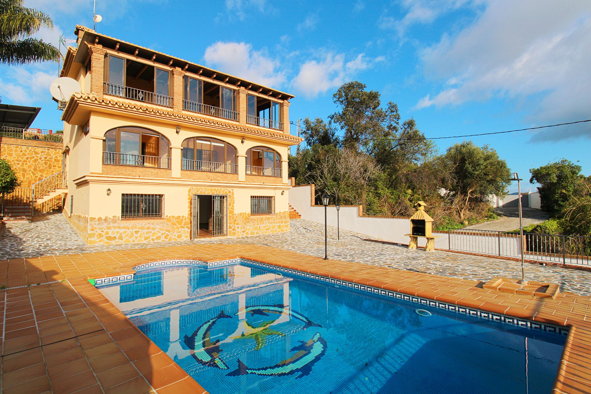 Piscina de Casa o xalet de lloguer en Alhaurín de la Torre amb Aire condicionat, Calefacció i Jardí privat