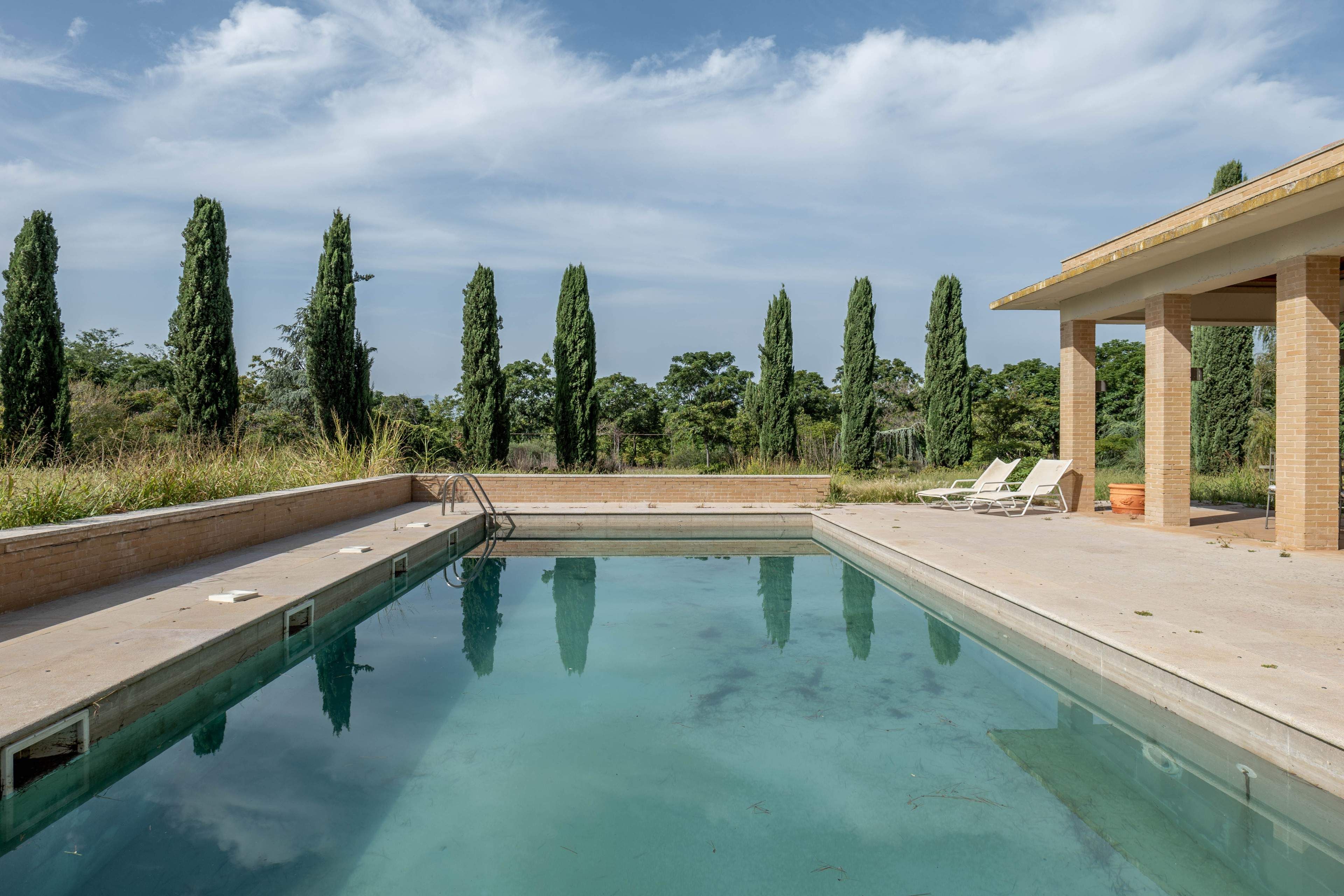 Schwimmbecken von Country house zum verkauf in La Almunia de Doña Godina  mit Heizung, Privatgarten und Schwimmbad