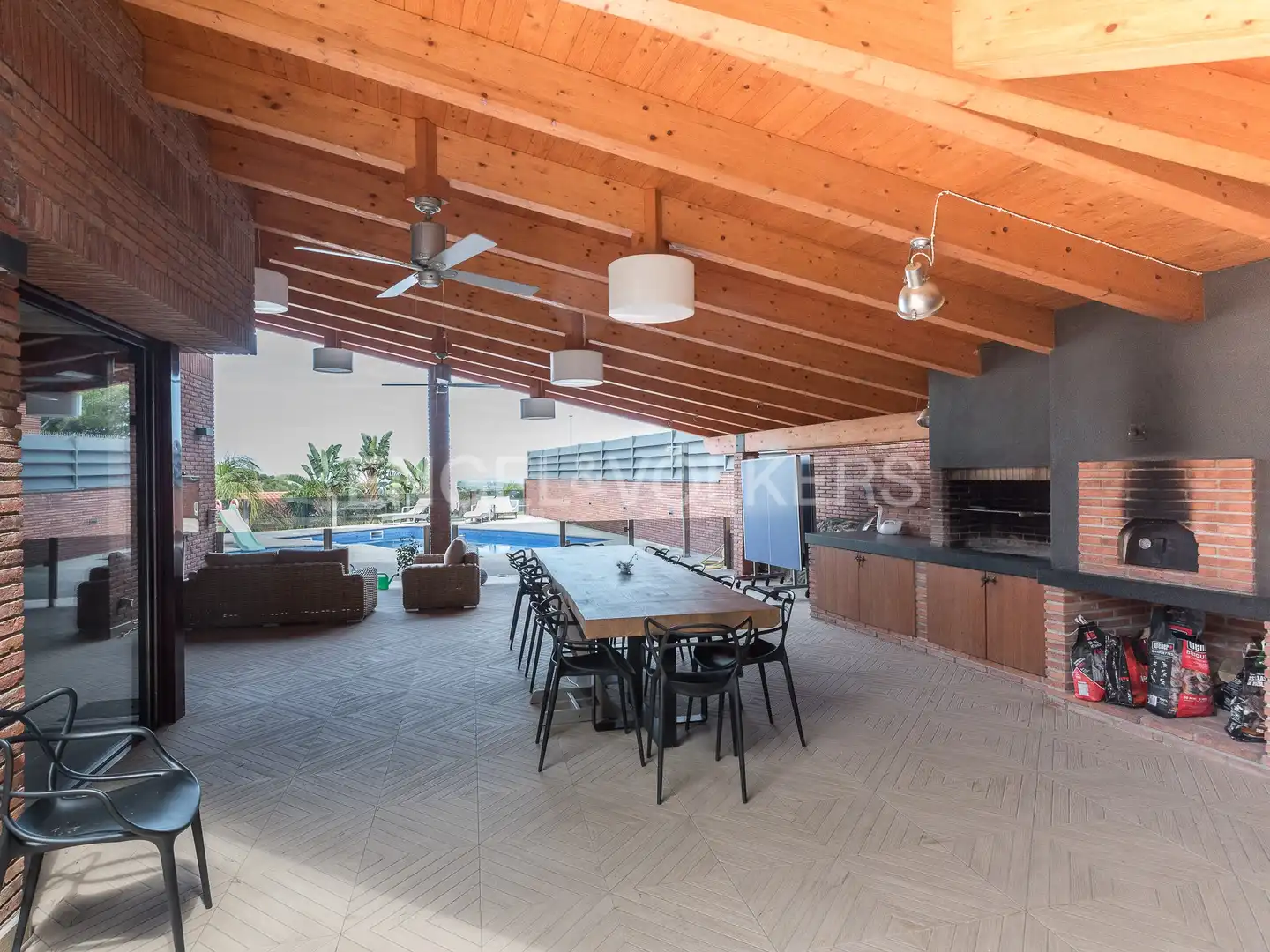 Terrace of Houses for rent in Castelldefels  with Air Conditioner, Heating and Private garden