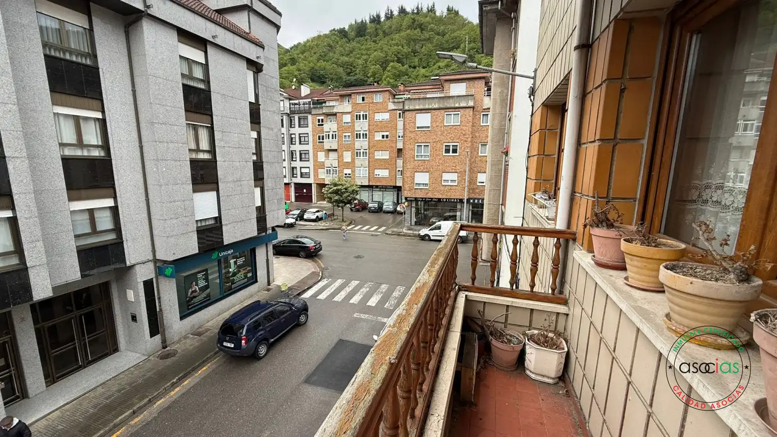 Exterior view of Flat for sale in Aller  with Heating, Parquet flooring and Storage room