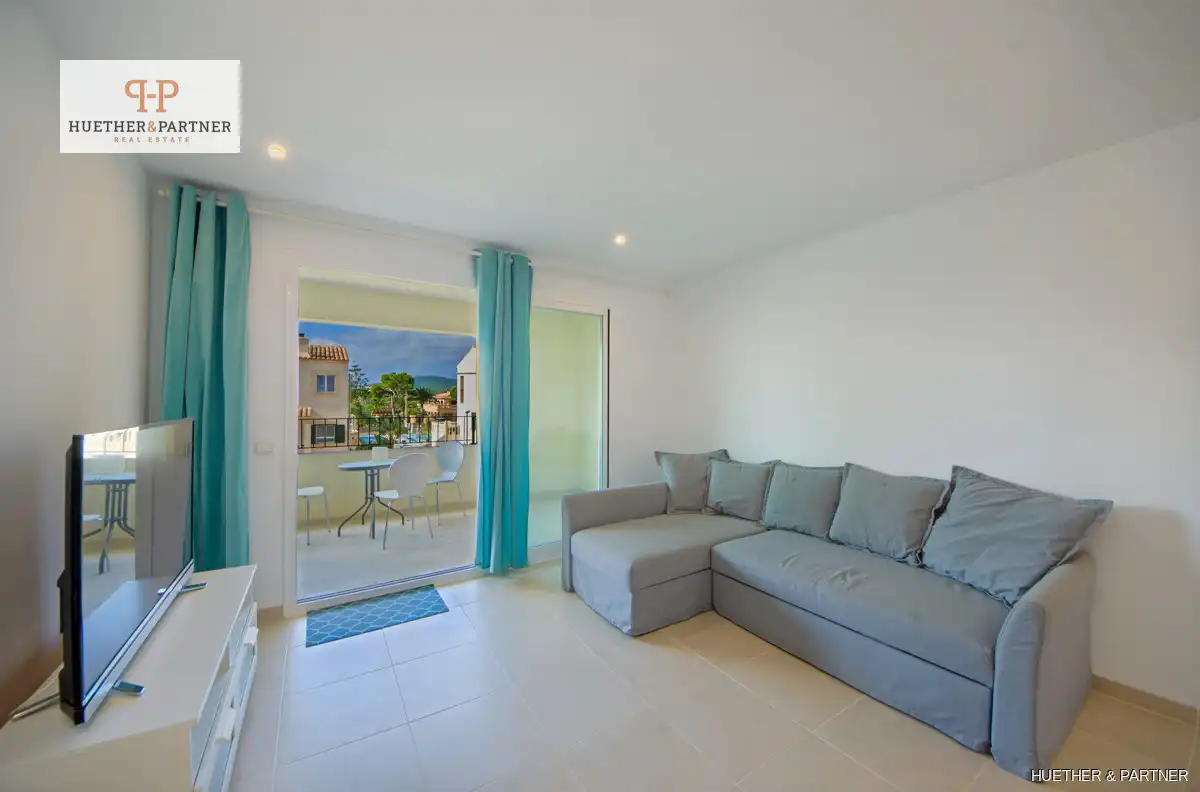 Living room of Flat for sale in Manacor  with Air Conditioner and Furnished