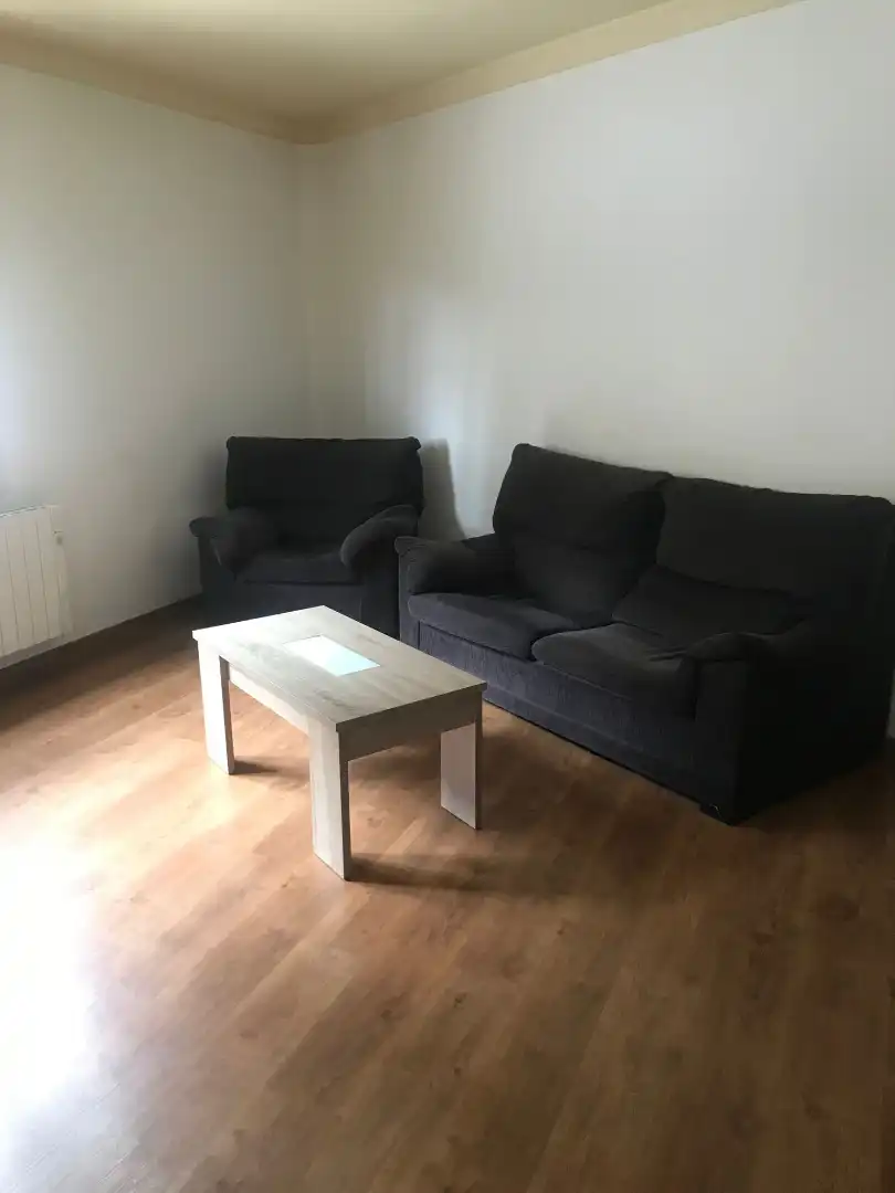 Sala d'estar de Pis de lloguer en Santiago de Compostela  amb Moblat