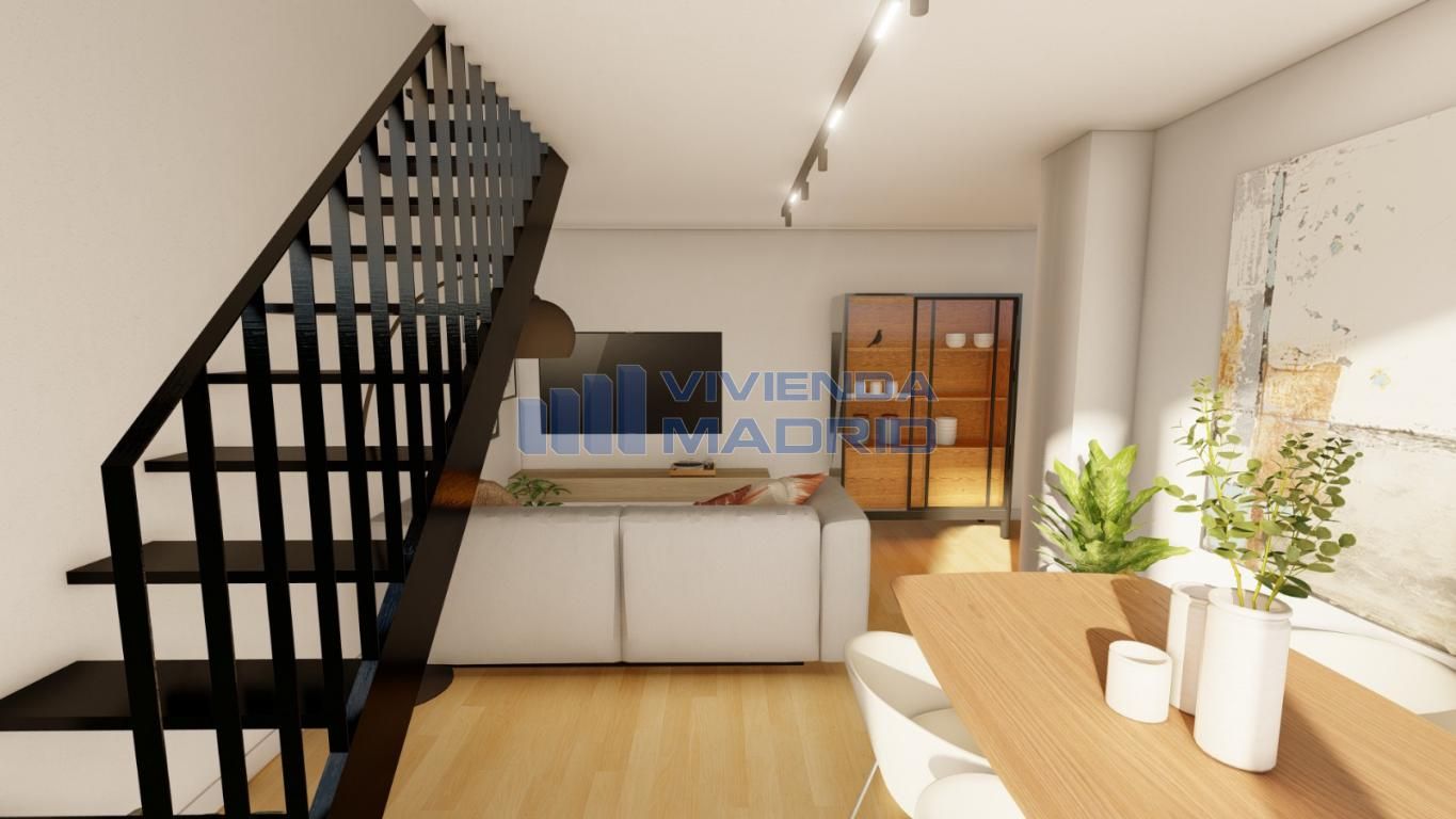 Living room of Flat for sale in  Madrid Capital  with Air Conditioner and Heating