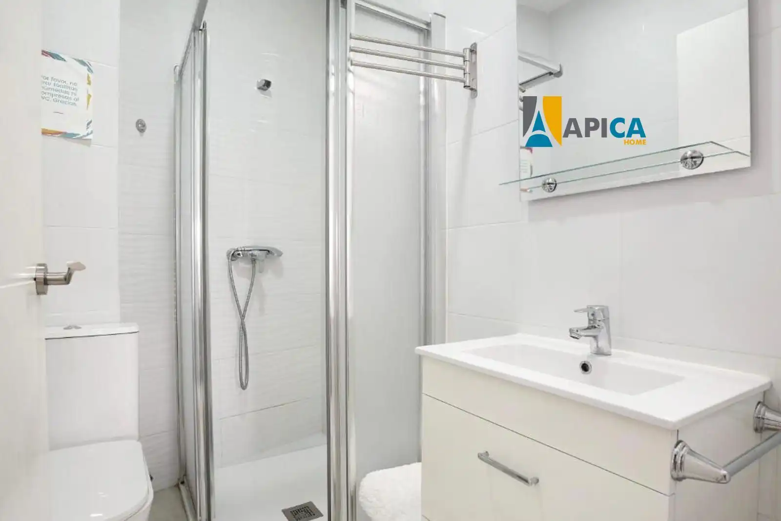 Bathroom of Flat for sale in Barbate  with Air Conditioner, Terrace and Furnished
