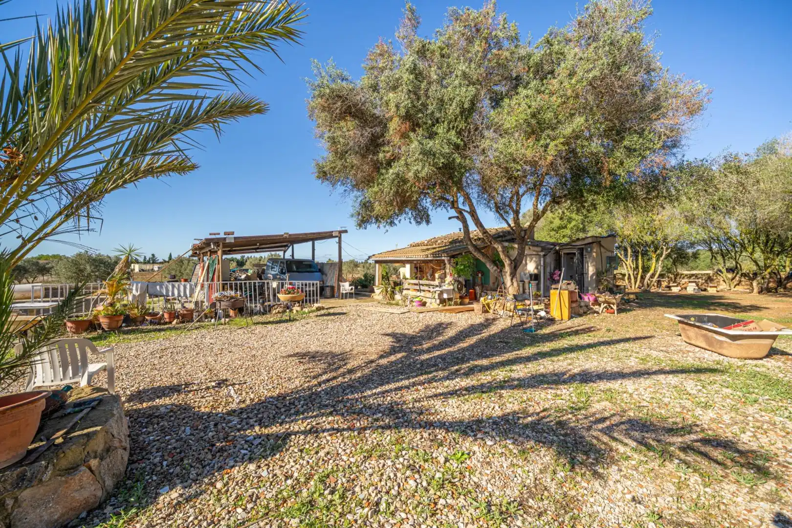 Garden of Country homes for sale in Llucmajor  with Air Conditioner, Heating and Private garden
