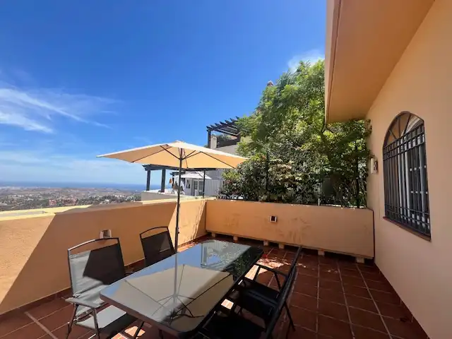 Terrasse von Wohnung zur Miete in Ojén mit Klimaanlage, Heizung und Terrasse