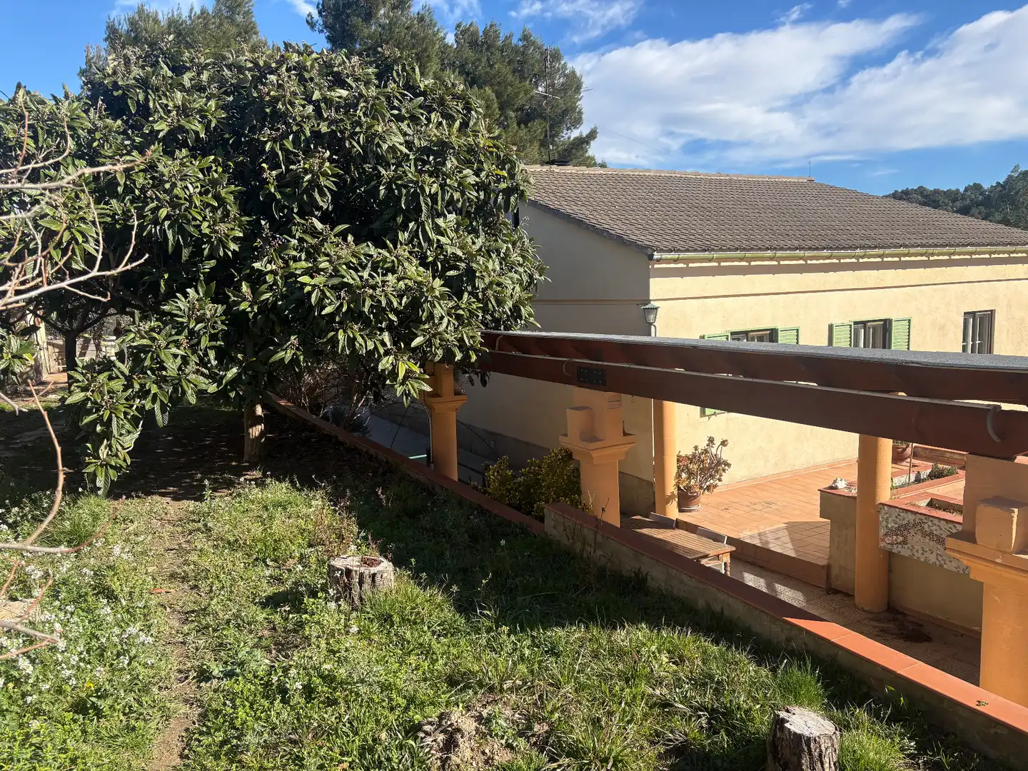 Terrassa de Casa o xalet en venda en Torrelles de Foix amb Calefacció, Jardí privat i Piscina