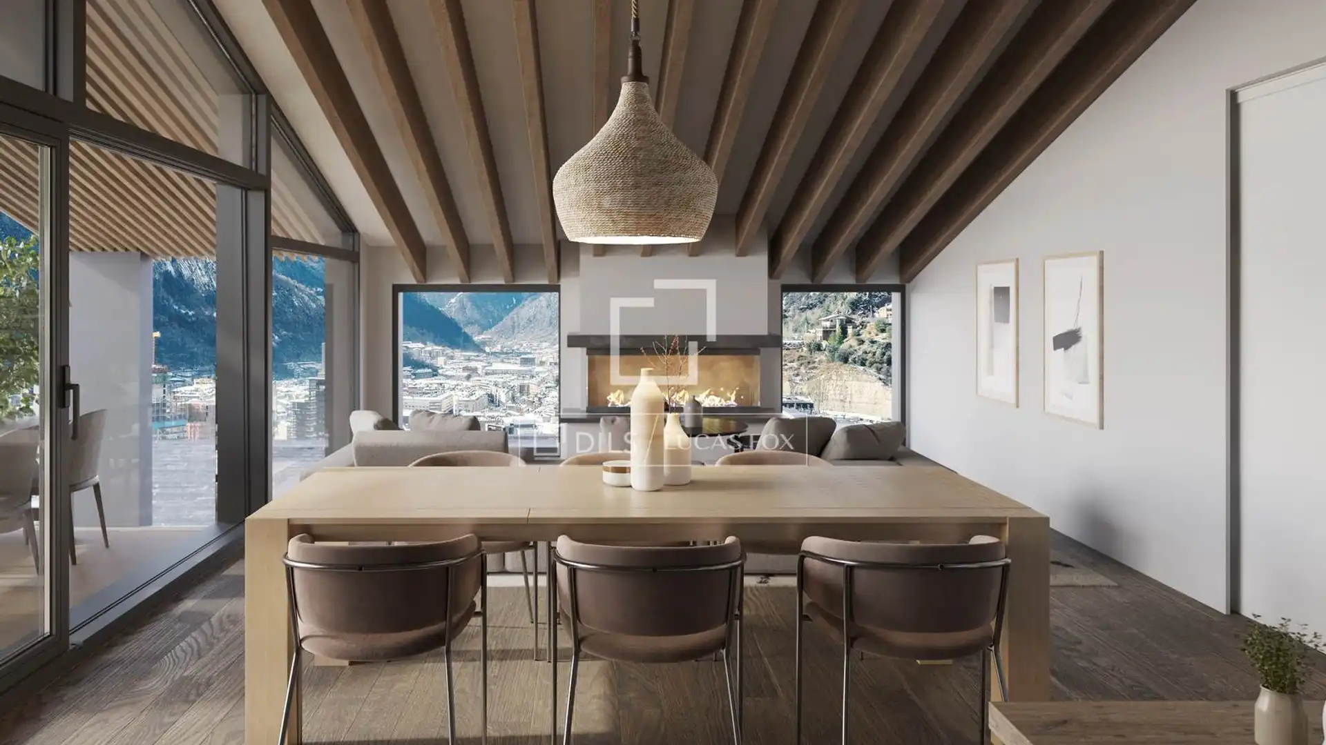 Esszimmer von Wohnung zum Verkauf in Escaldes – Engordany mit Heizung und Terrasse