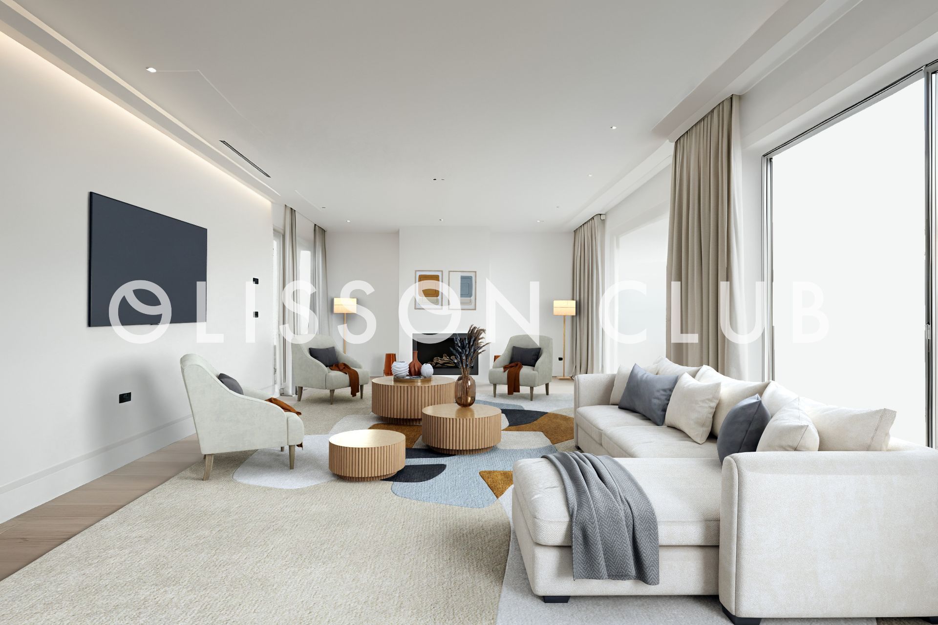 Living room of Attic for sale in  Madrid Capital  with Air Conditioner, Heating and Terrace