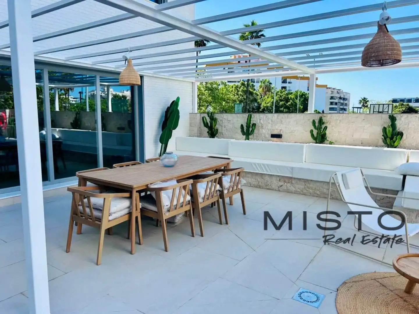 Terrace of Flat for rent in Nueva Andalucía