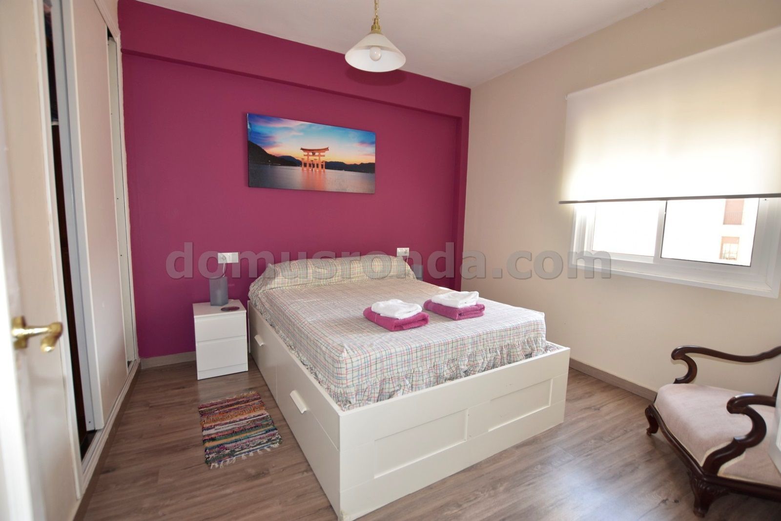 Bedroom of Flat to rent in Ronda  with Air Conditioner, Heating and Terrace