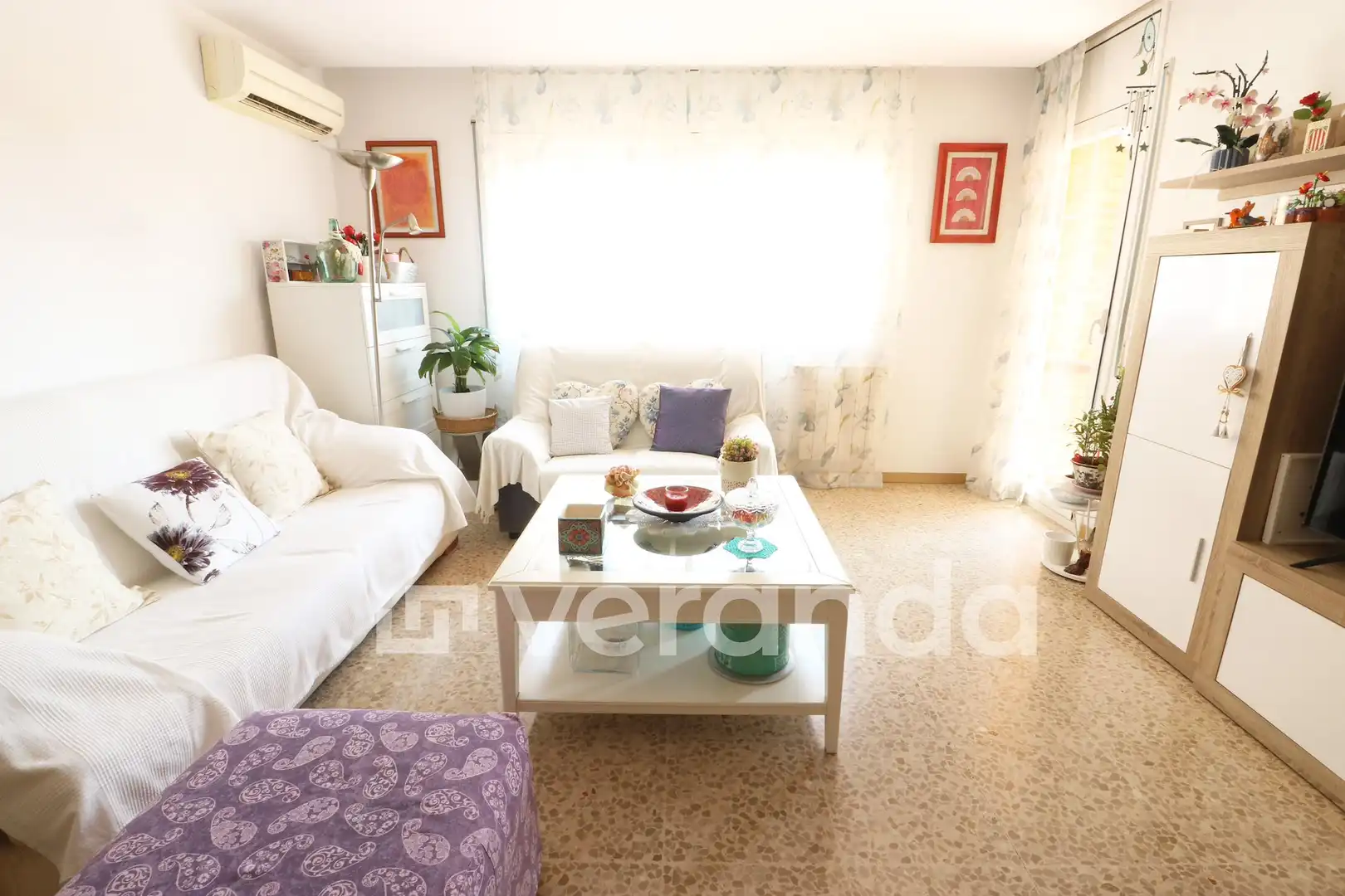 Sala d'estar de Pis en venda en Ripollet amb Aire condicionat, Calefacció i Terrassa