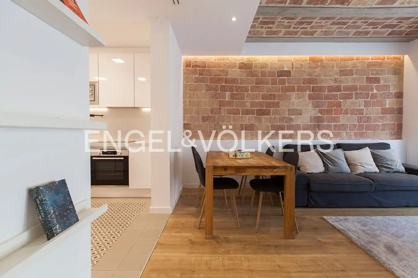 Sala de estar de Piso en venta en Barcelona con Aire acondicionado, Calefacción y Parquet
