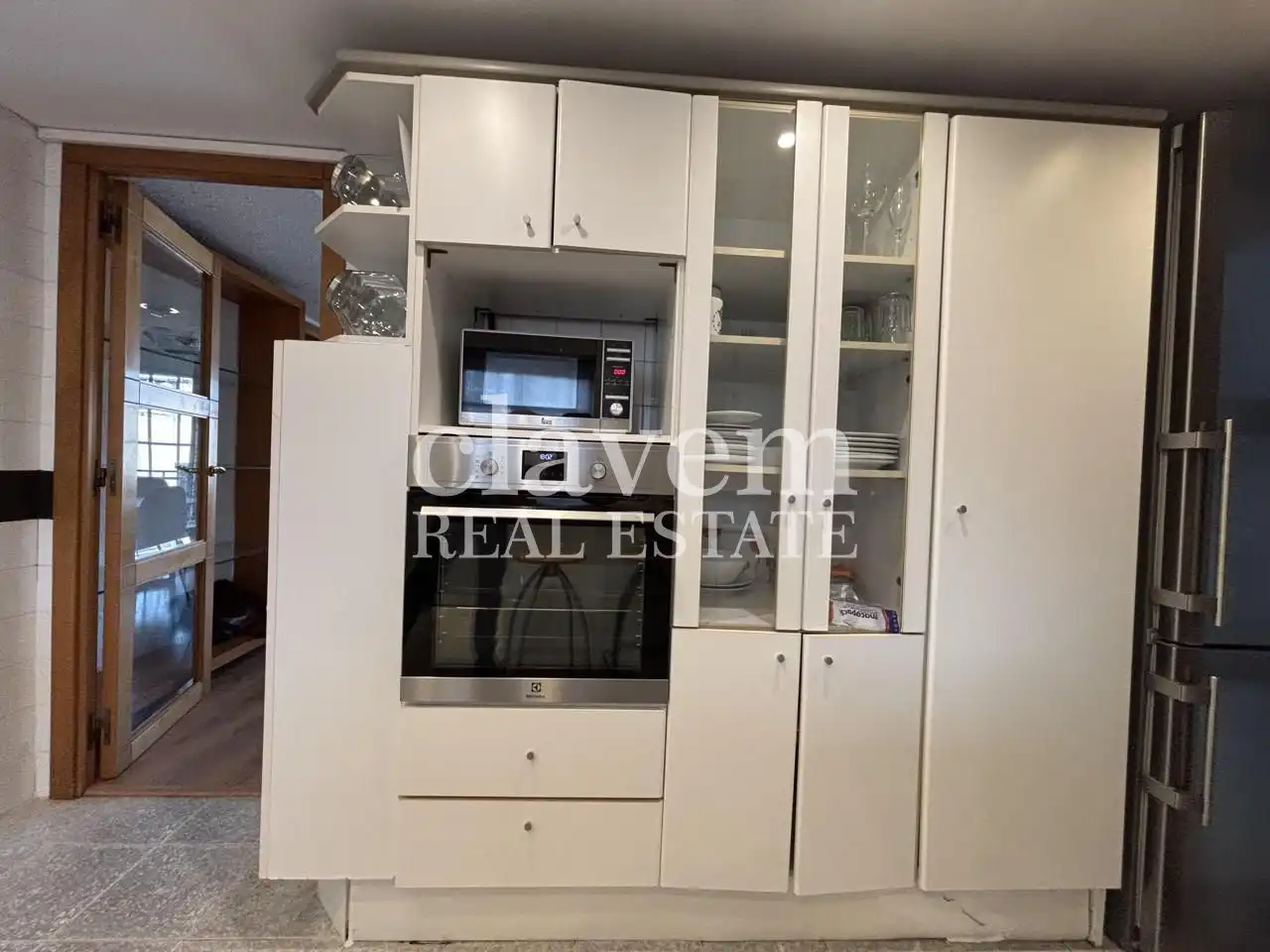 Kitchen of Flat for rent in Barcelona  with Heating, Furnished and Community pool