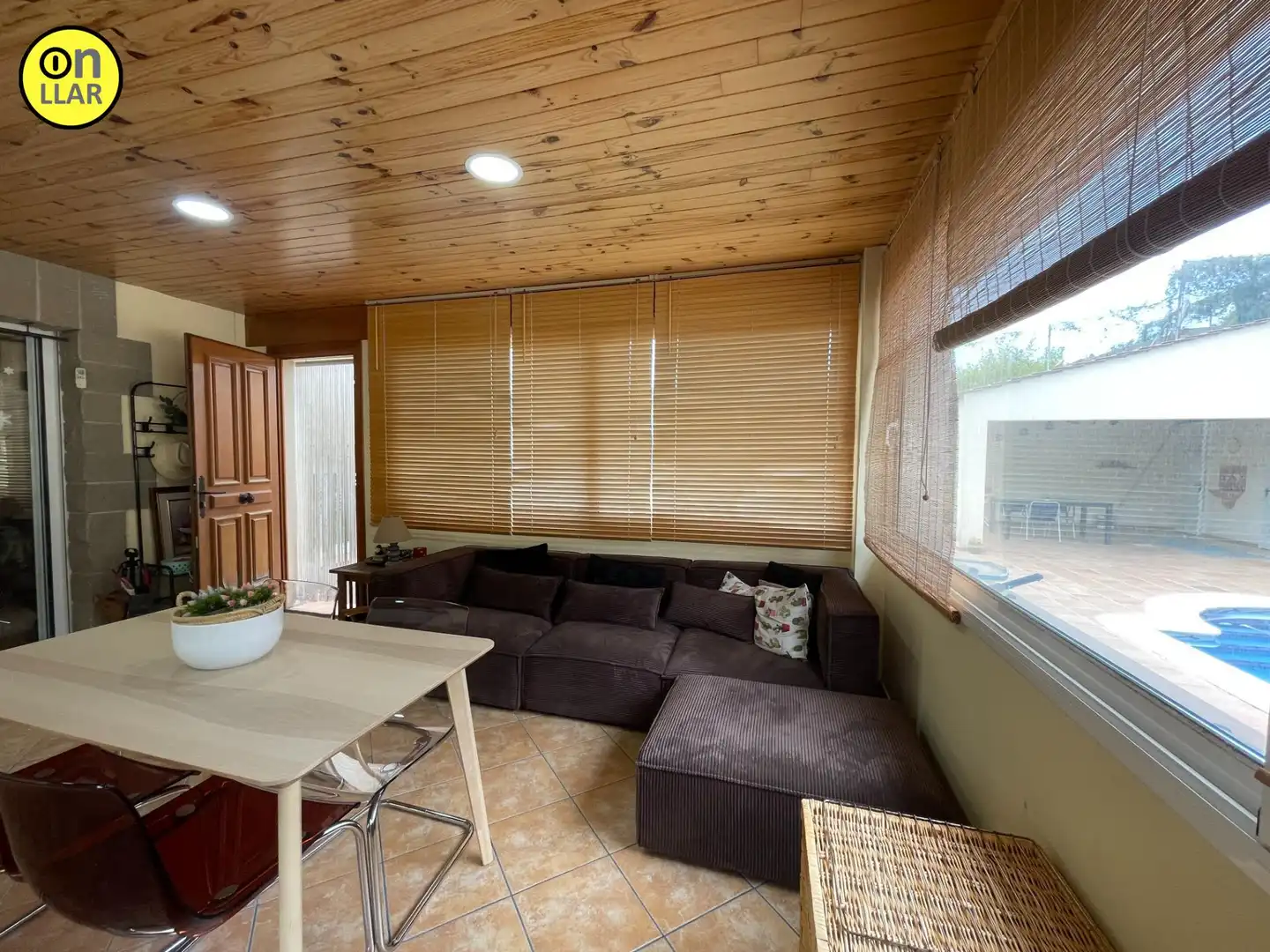 Sala de estar de Casa o chalet en venta en L'Ametlla del Vallès con Calefacción, Jardín privado y Terraza